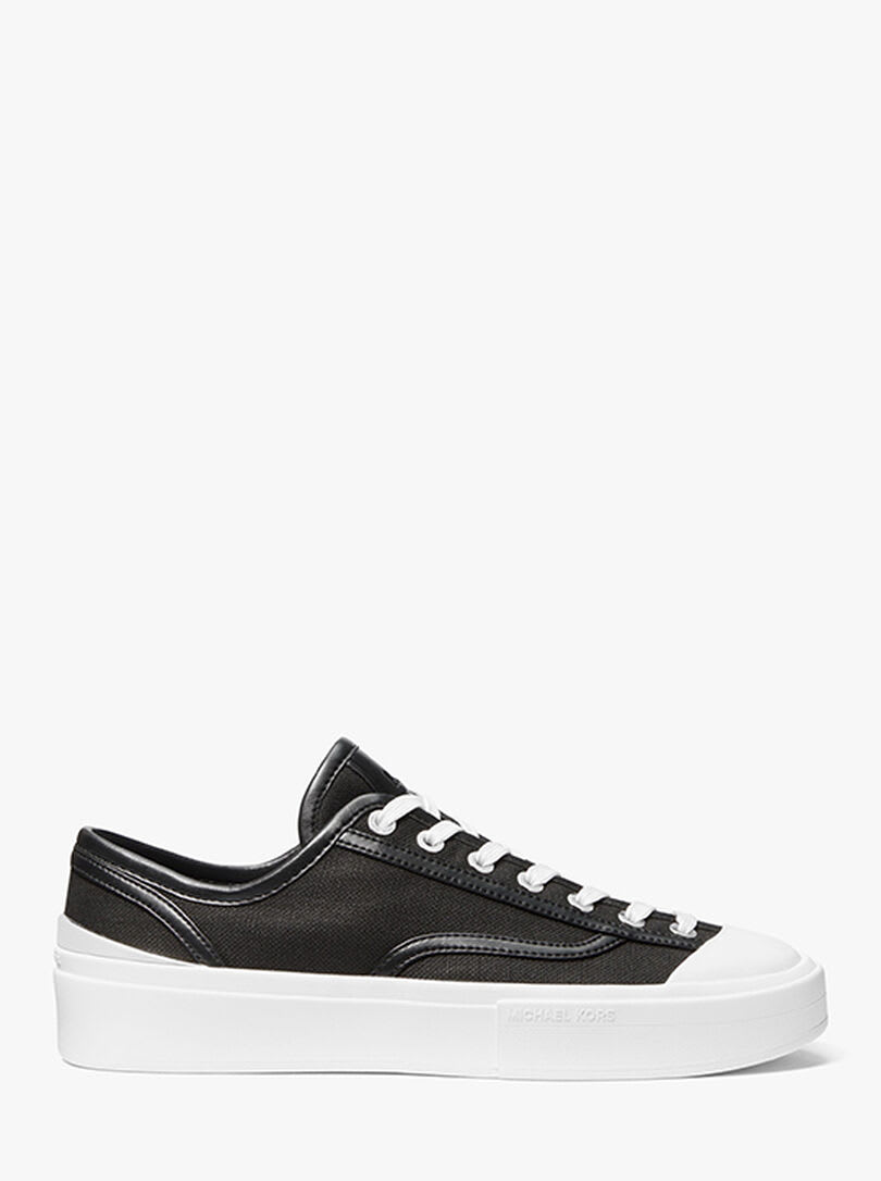 Michael Kors Black Jude Linen Blend Sneakers for Men | The Deal Outlet
Michael Kors Black Jude Linen Blend Sneakers for Men | The Deal Outlet