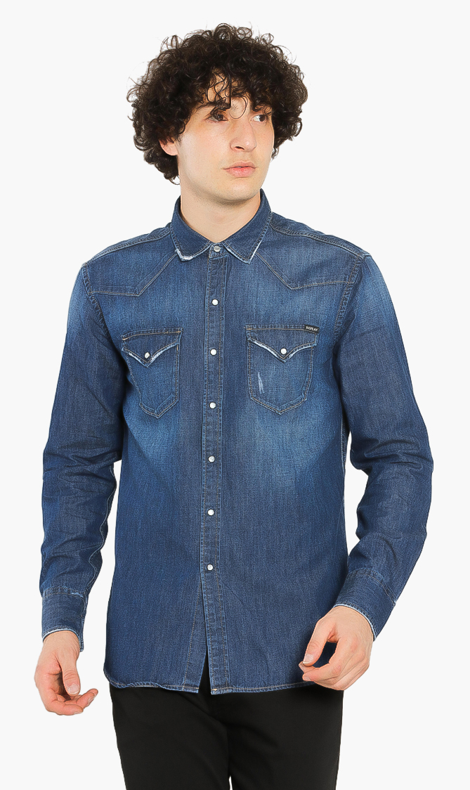 Replay Denim Long Sleeves Shirt