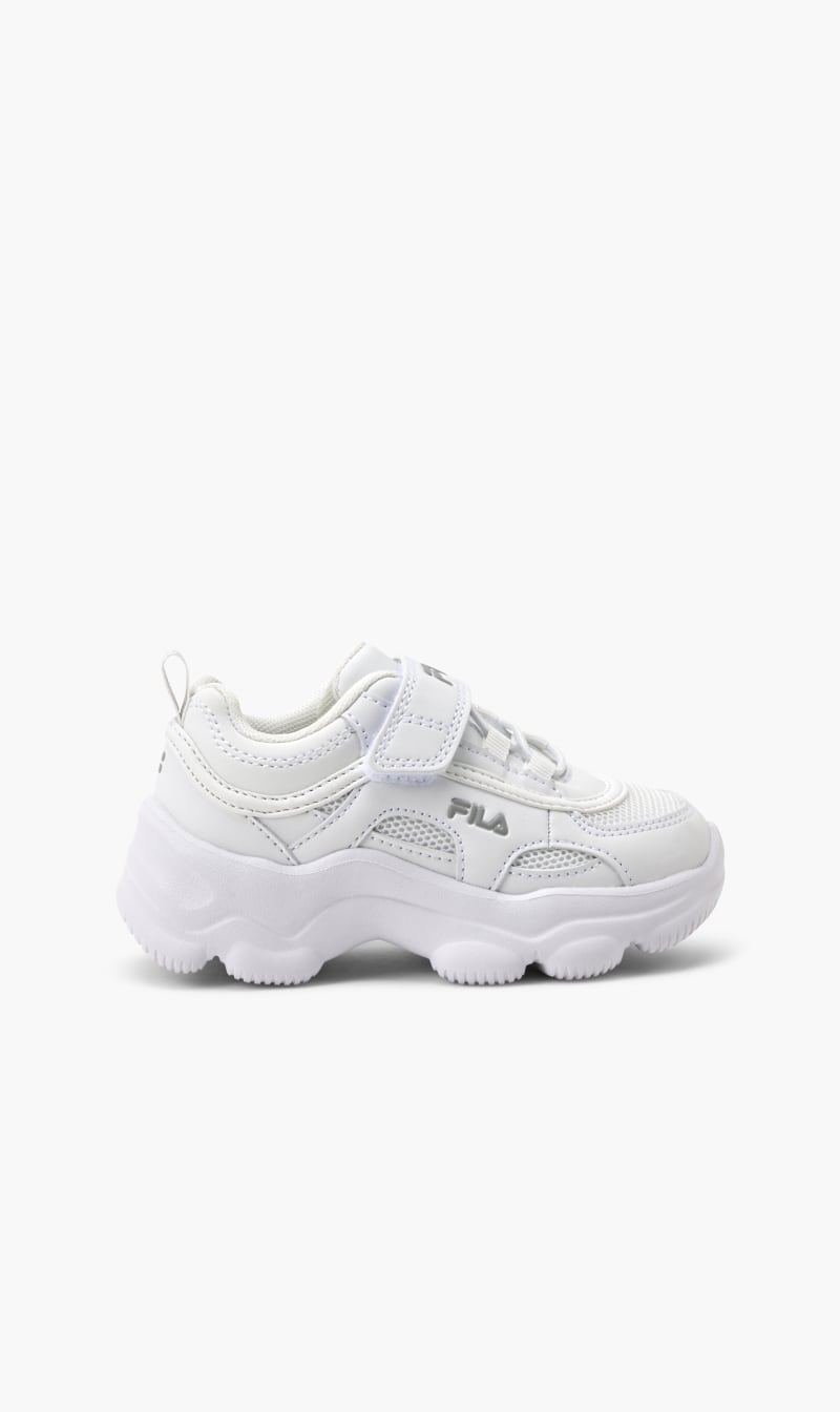 Fila White Strada Dreamster Velcro Tdl | The Deal Outlet