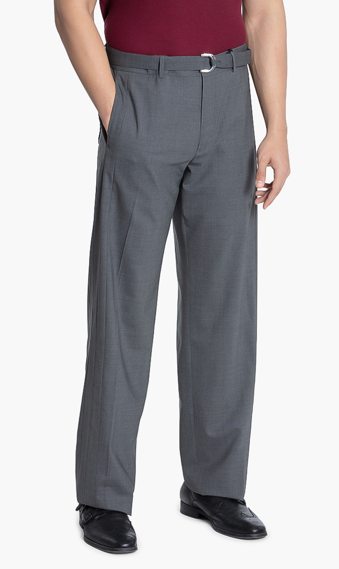 VERSACE Gianni Belted Loose Fit Trouser