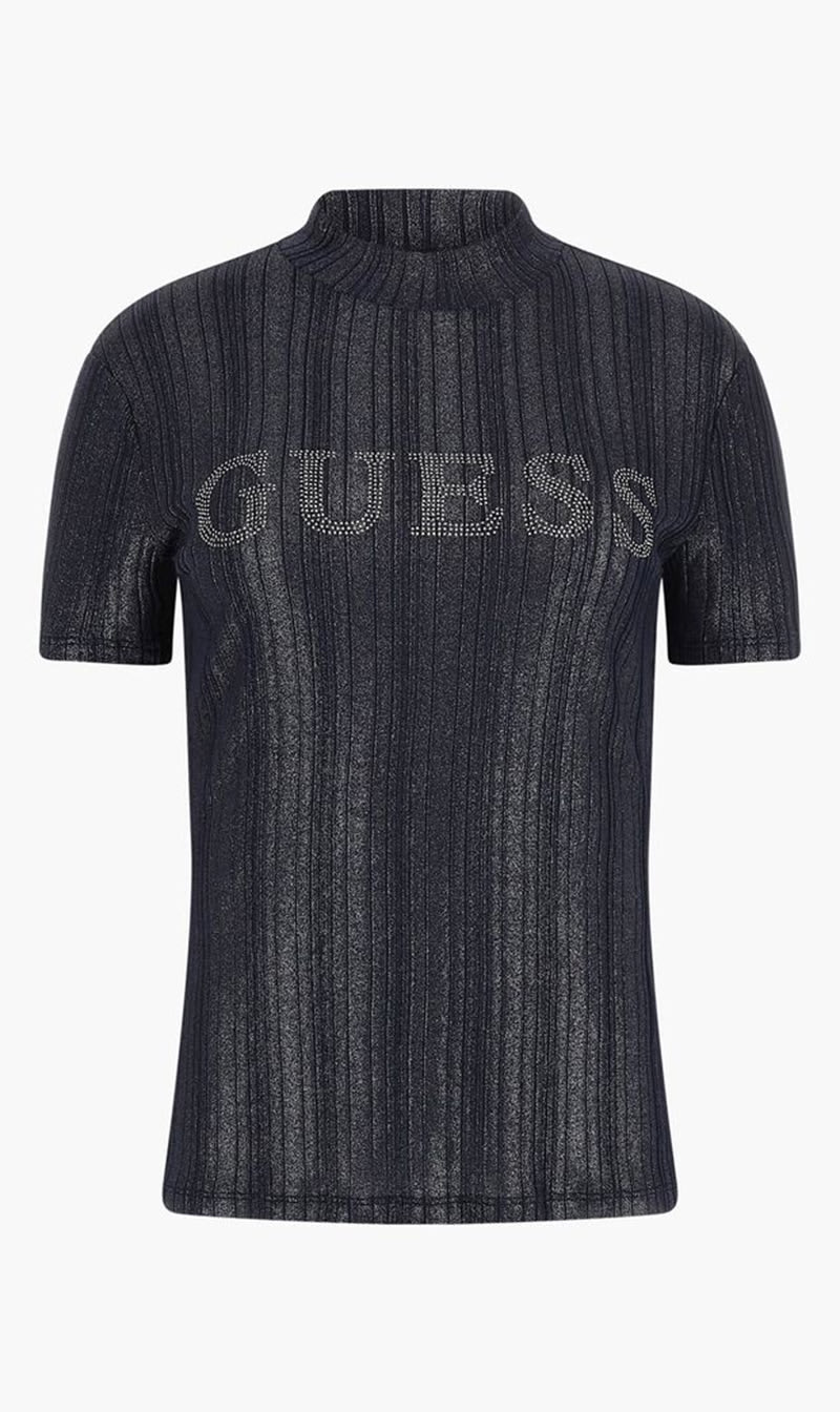 Guess Blue Ss High Nk Cristina Logo Top for Women | The Deal Outlet
Guess Blue Ss High Nk Cristina Logo Top for Women | The Deal Outlet