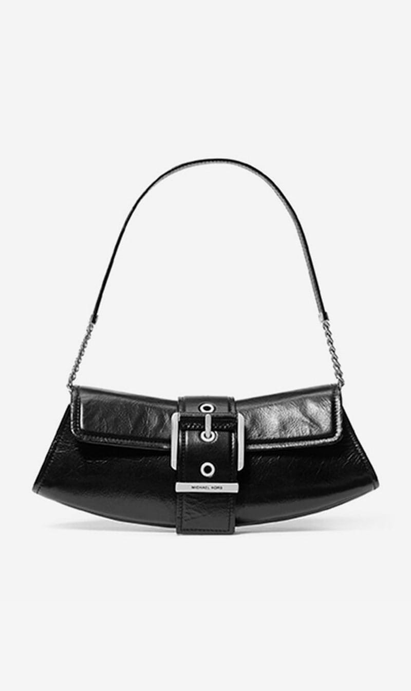 Michael Kors Black Colby Small Crackled Leather Convertible Clutch for Women | The Deal Outlet
Michael Kors Black Colby Small Crackled Leather Convertible Clutch for Women | The Deal Outlet