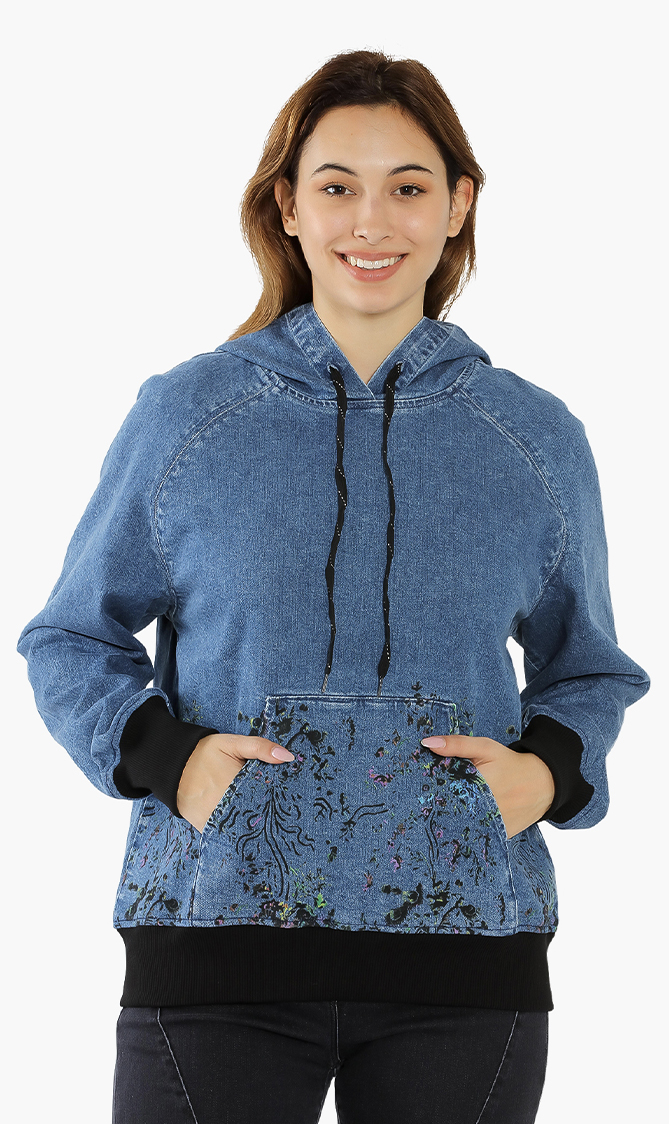 Karl Lagerfeld Denim Hoodie
