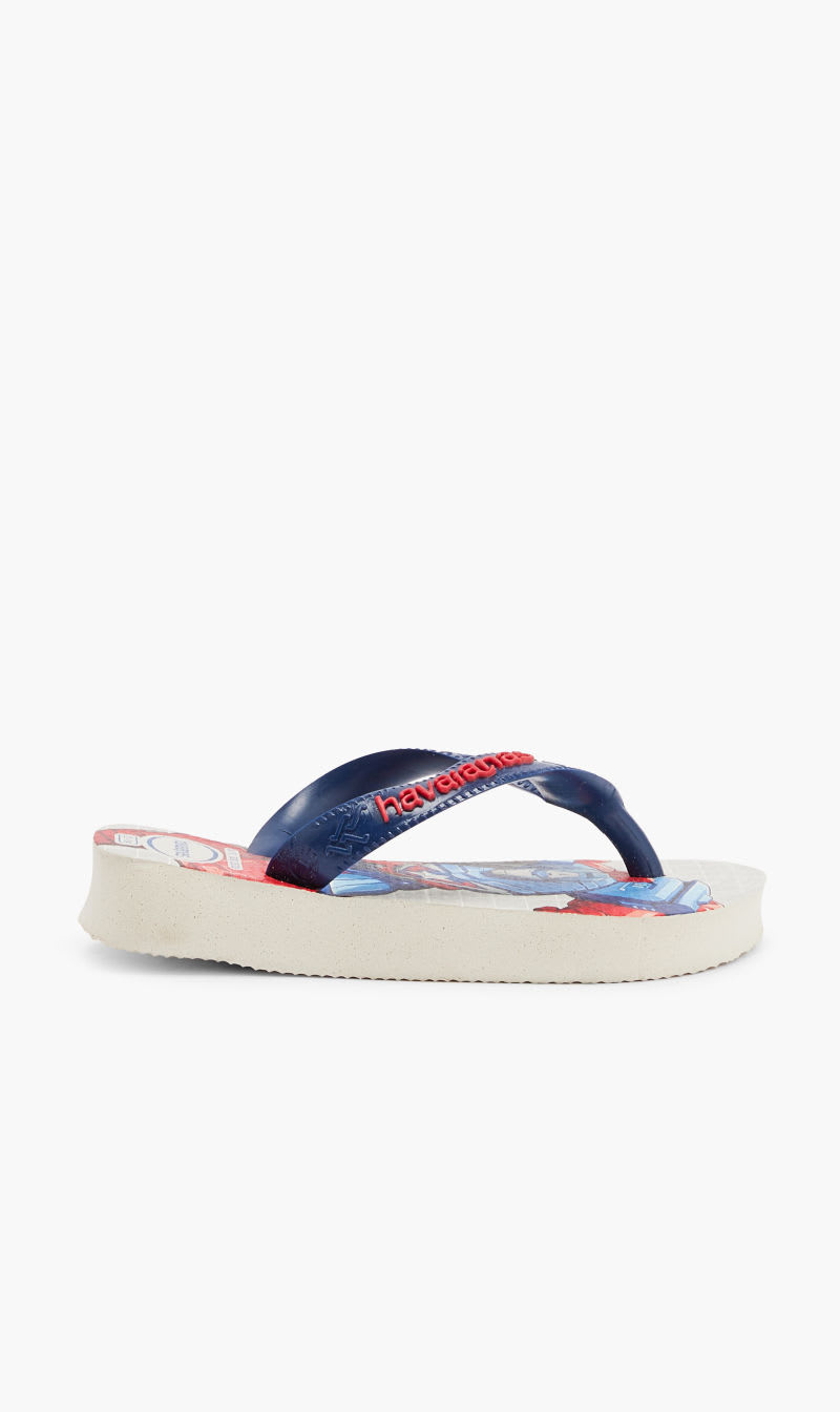 Havaianas White Kids Top Marvel Ii for Boys | The Deal Outlet