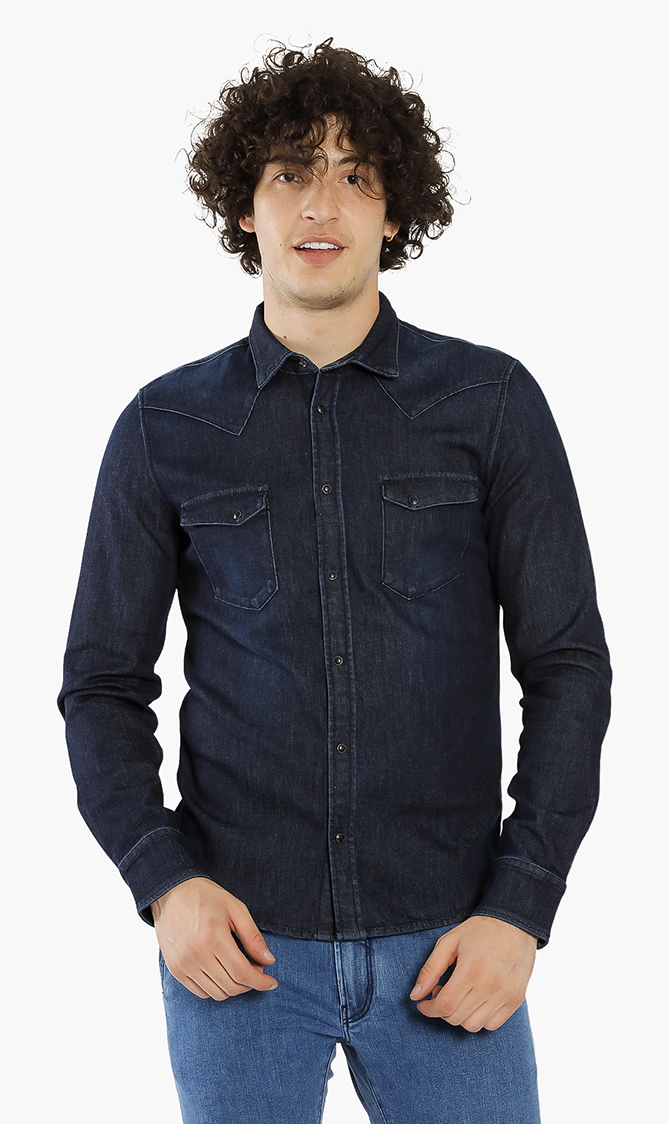 Stretch Denim Shirt 
Stretch Denim Shirt