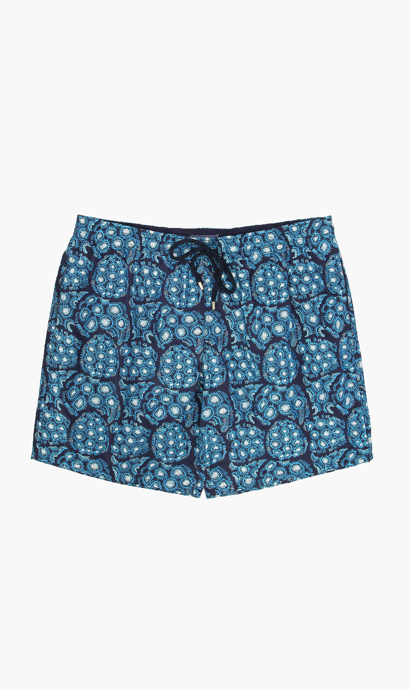 Vilebrequin Blue Printed Swimshorts for Men | The Deal Outlet