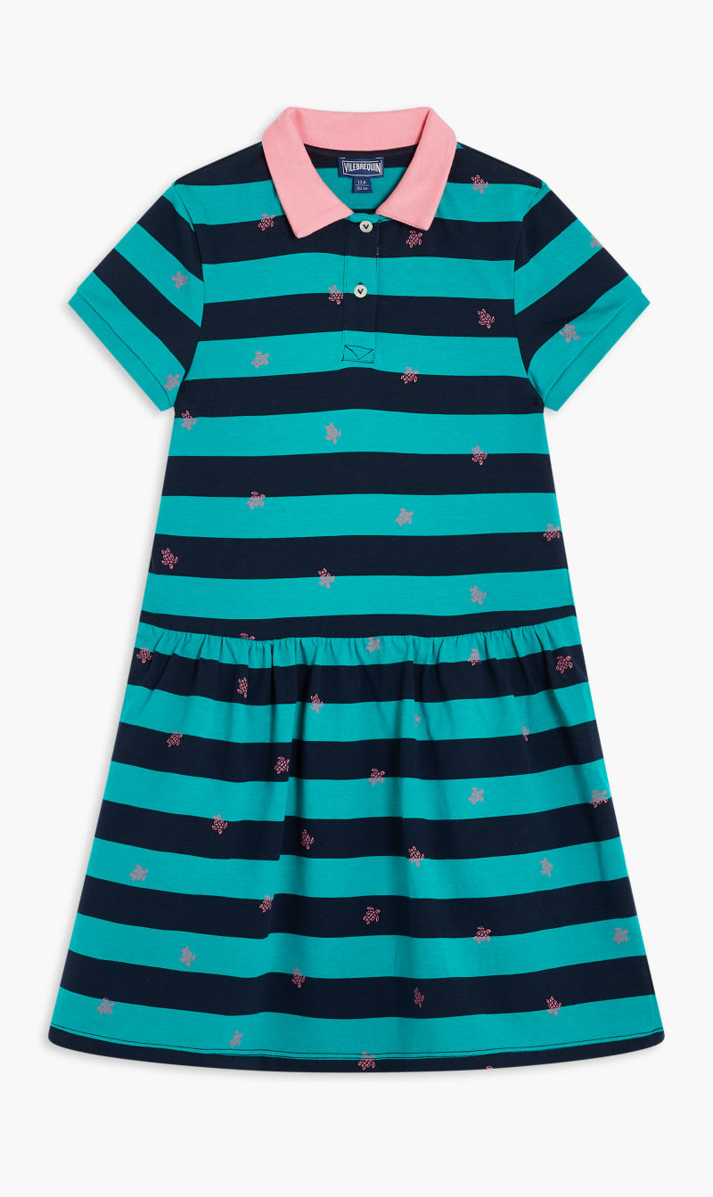 Vilebrequin Green Guky Robe Cr24 Navy Stripturt Vert Tropezien for Girls | The Deal Outlet
Vilebrequin Green Guky Robe Cr24 Navy Stripturt Vert Tropezien for Girls | The Deal Outlet