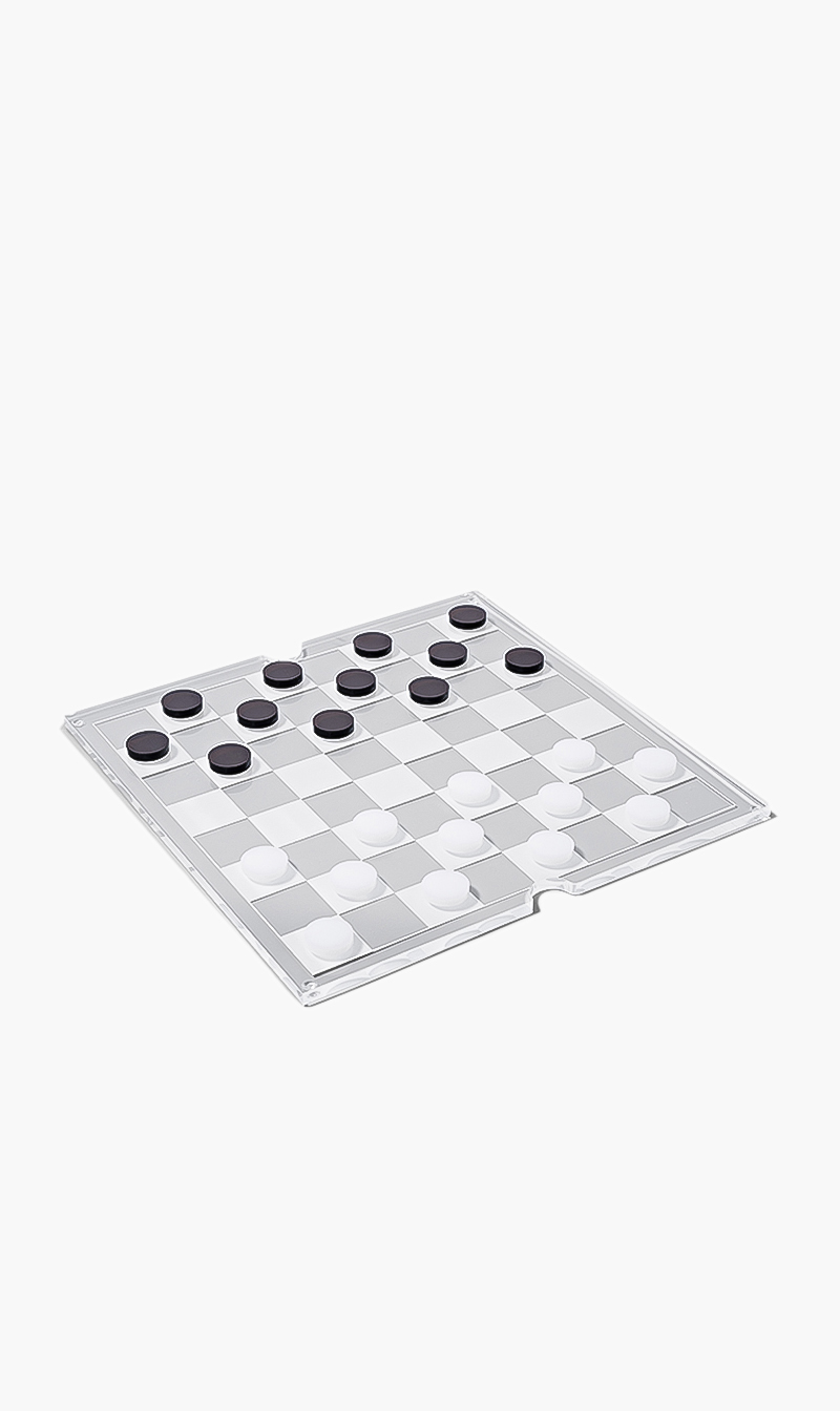 SUNNY LIFE Lucite Chess & Checkers