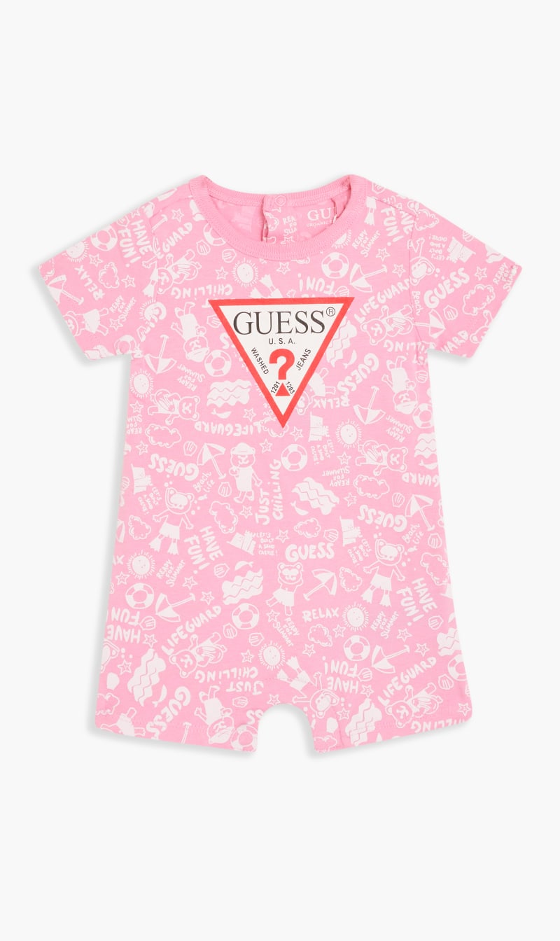 Guess Pink Jersey Shortie Outfit | The Deal Outlet