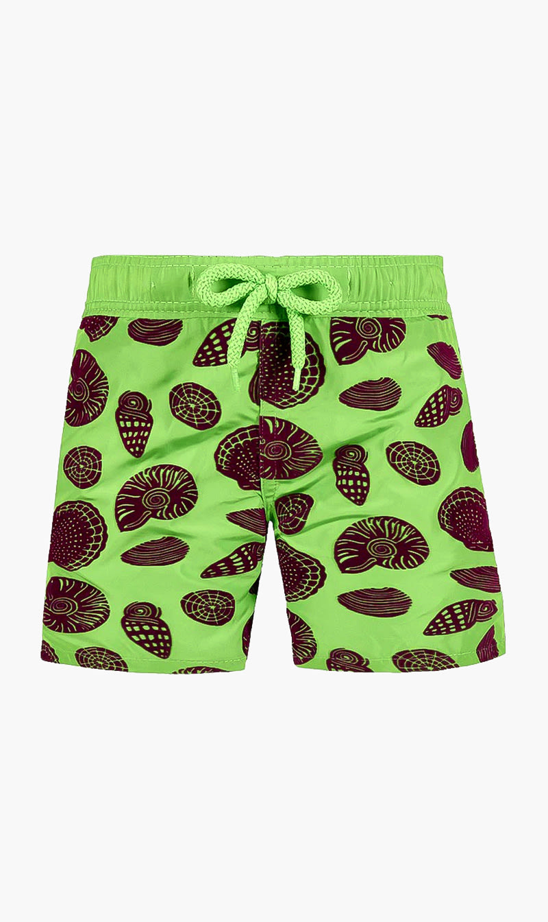 Vilebrequin Vert Printed Swim Shorts