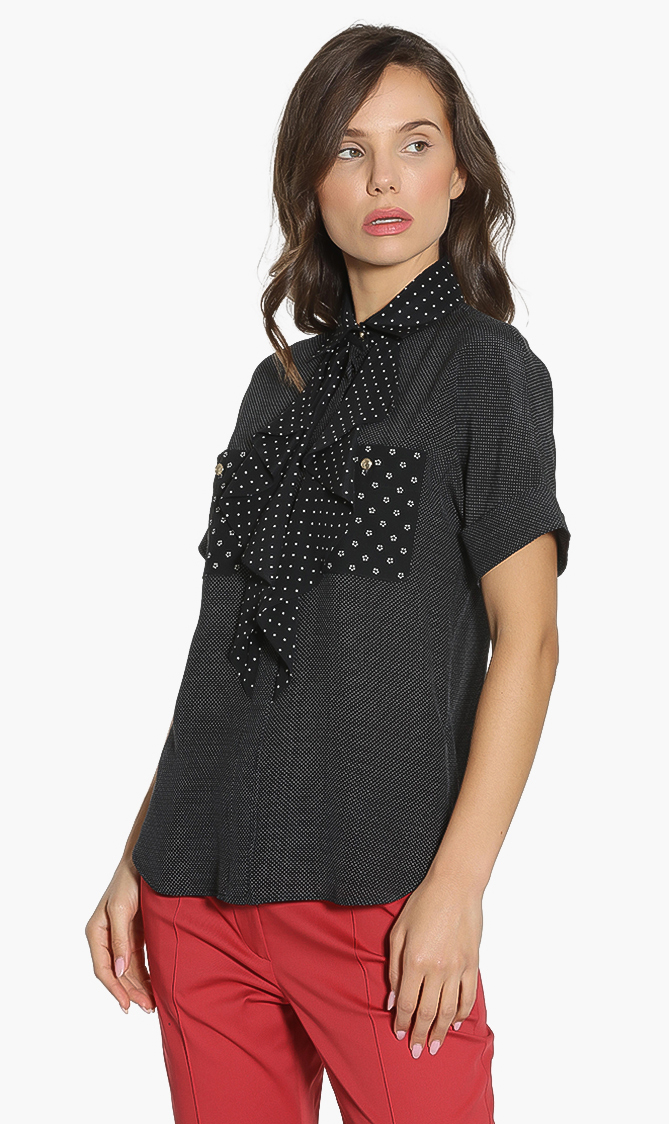 Max Mara Cile All Over Polka Dots Shirt
