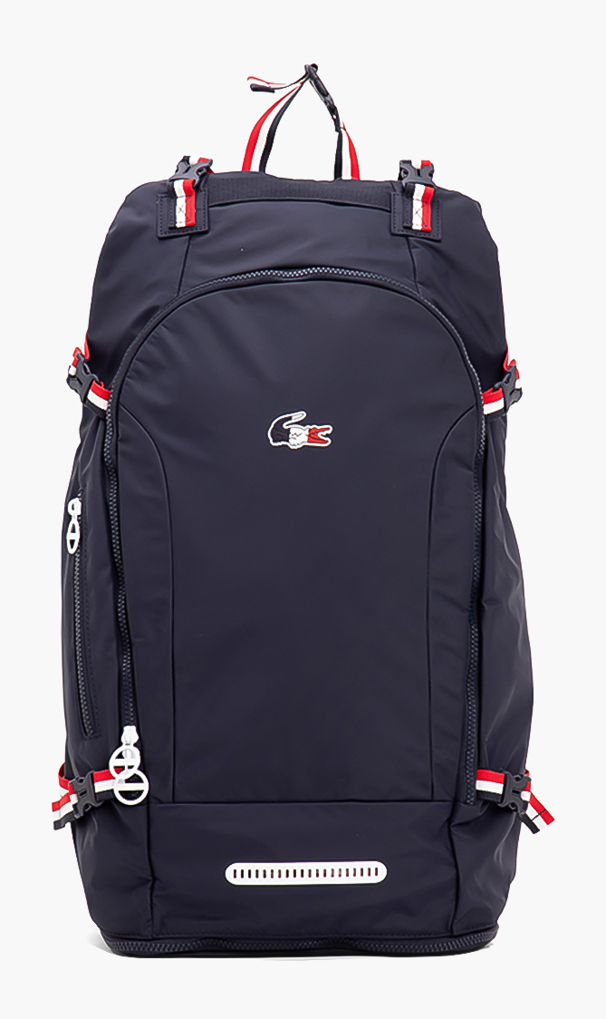 LACOSTE Olympique Large Nylon Backpack