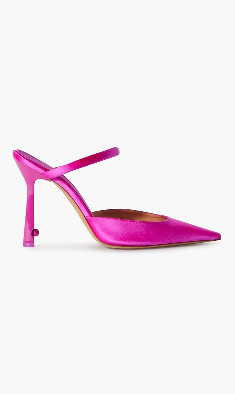 Off-white Pink Pop Pearl Satin High Pointmul Fuchsia Fu for Women | The Deal Outlet
Off-white Pink Pop Pearl Satin High Pointmul Fuchsia Fu for Women | The Deal Outlet