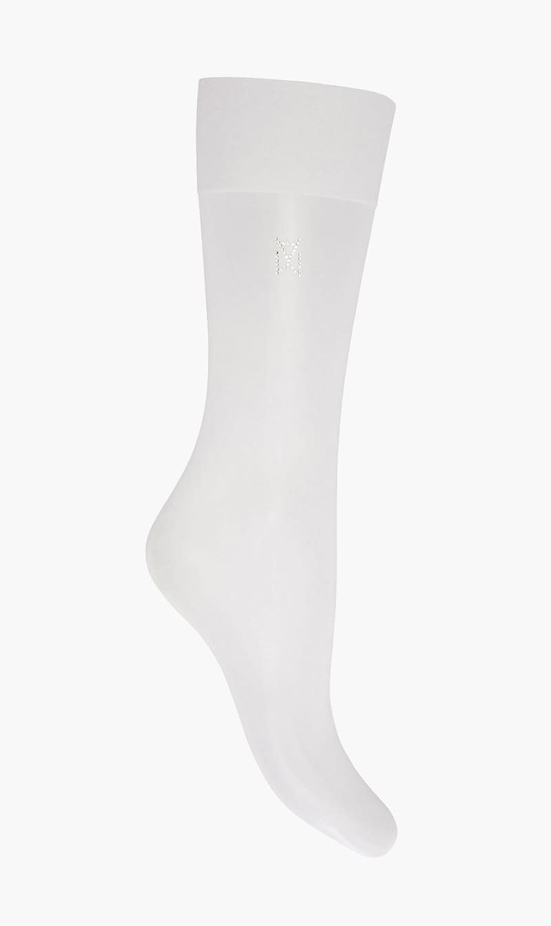 Wolford White Wolford X Amina Muaddi Long Crystal Logo Socks for Women | The Deal Outlet
Wolford White Wolford X Amina Muaddi Long Crystal Logo Socks for Women | The Deal Outlet