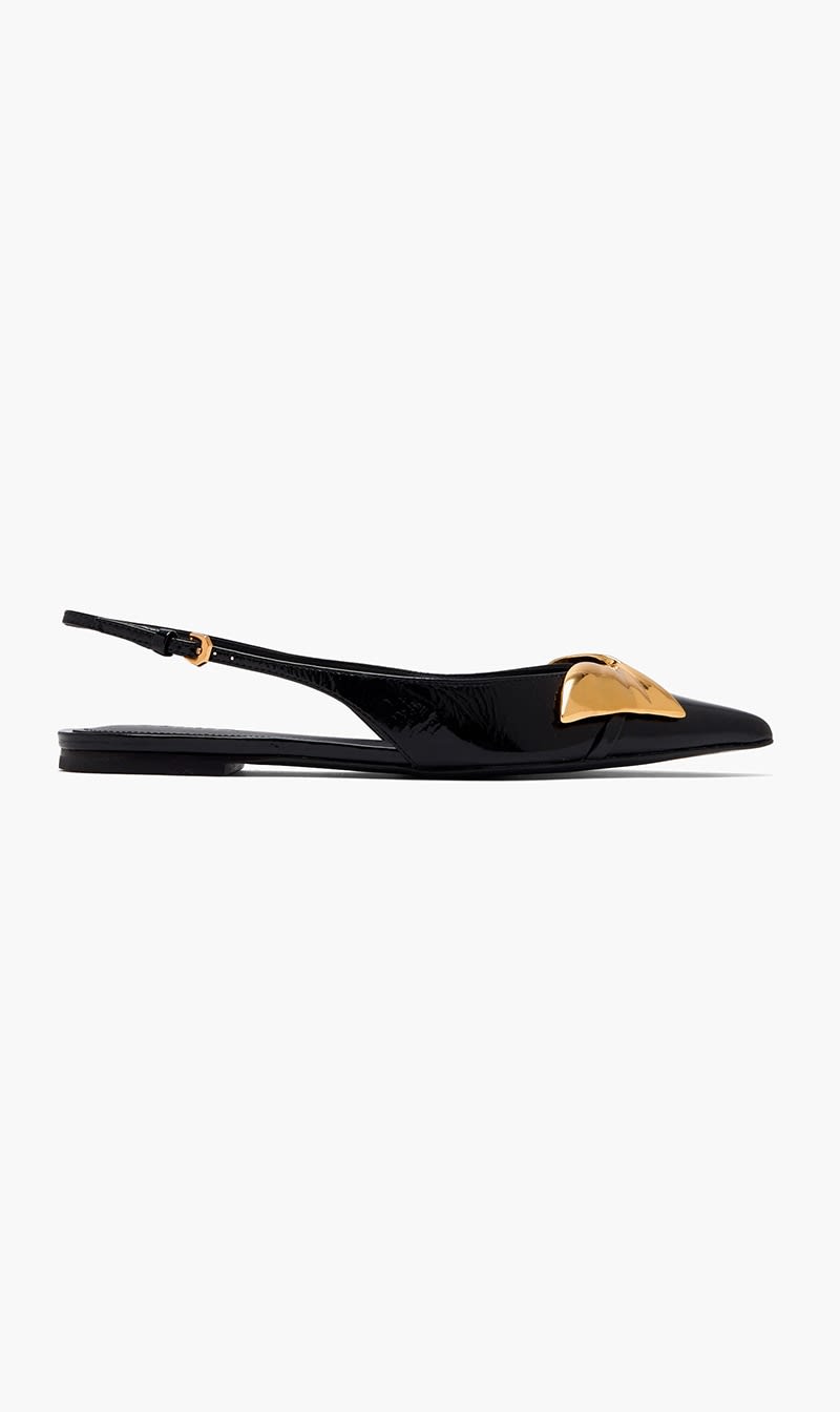 Schutz Black Kay Slingback Flats for Women | The Deal Outlet
Schutz Black Kay Slingback Flats for Women | The Deal Outlet