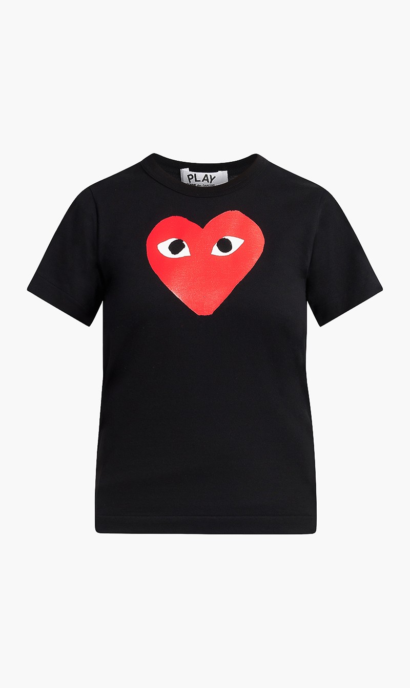 Play Heart Logo T-shirt, Black