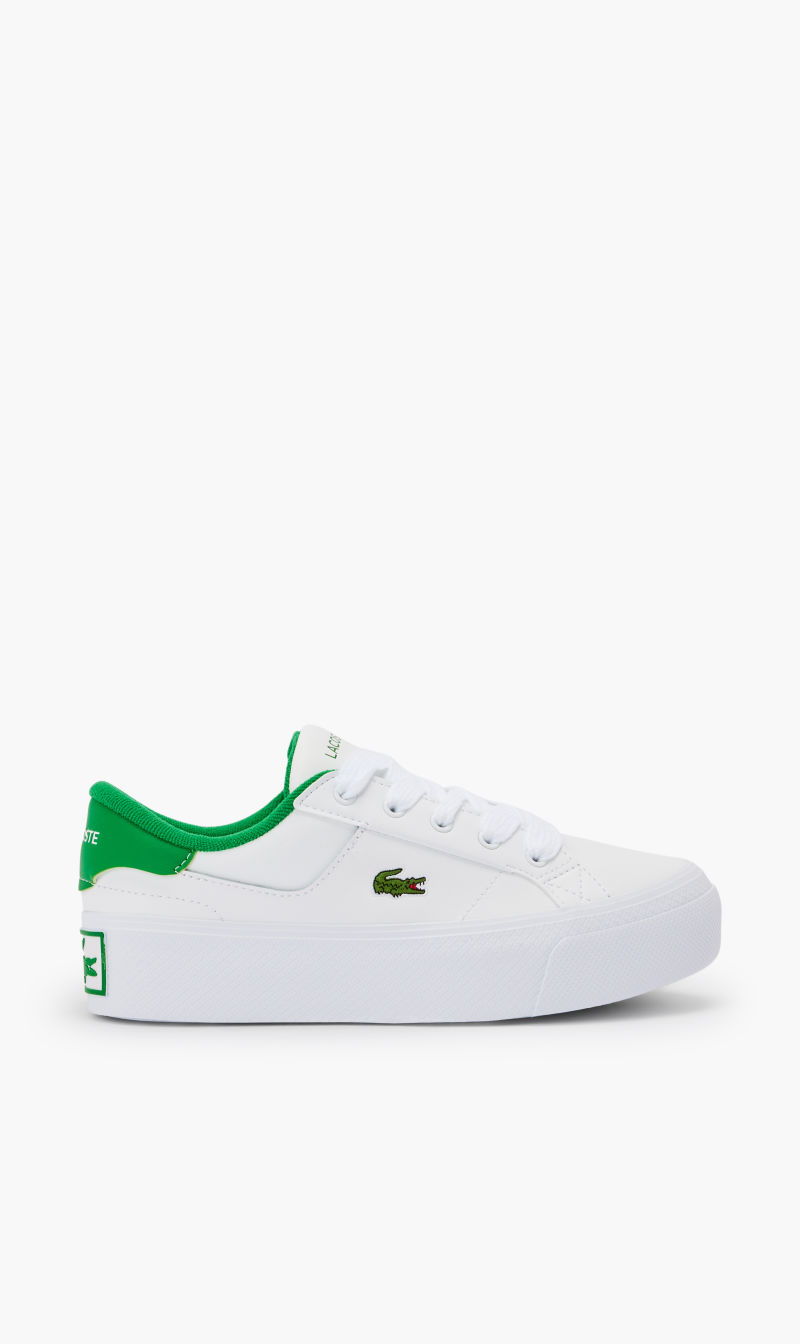Lacoste Green Ziane Platform 223 2 Cfa Whtgrn for Women | The Deal Outlet