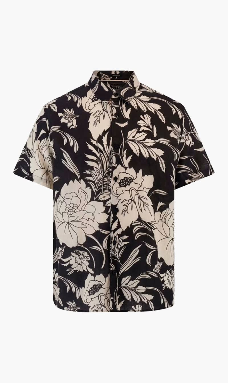 Guess Black Linen Cypress Print Shirt for Men | The Deal Outlet
Guess Black Linen Cypress Print Shirt for Men | The Deal Outlet