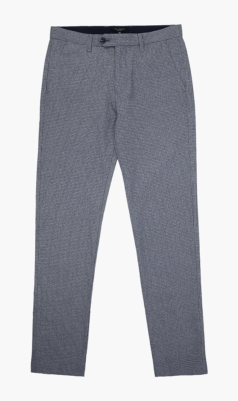 Ted Baker Slim Fit Checked Trousers