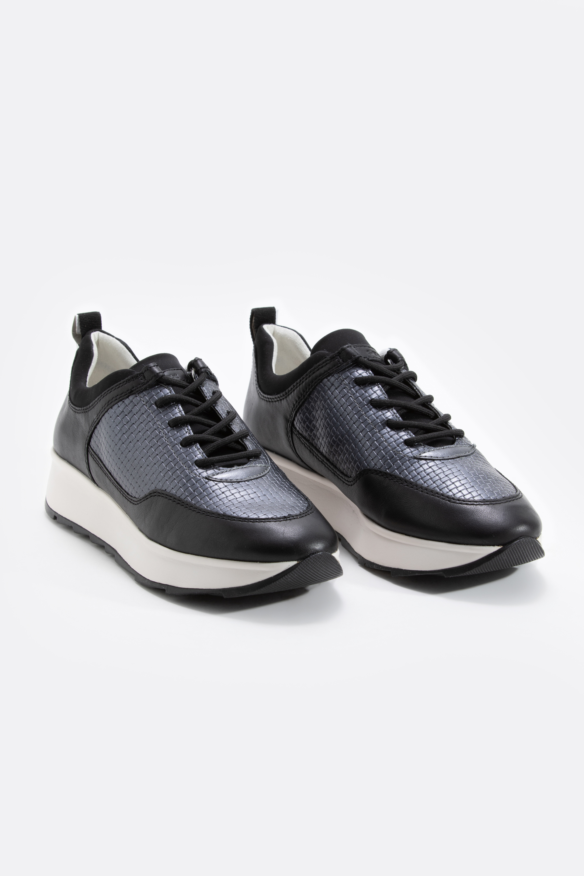 GEOX Gendry B Leather Sneakers