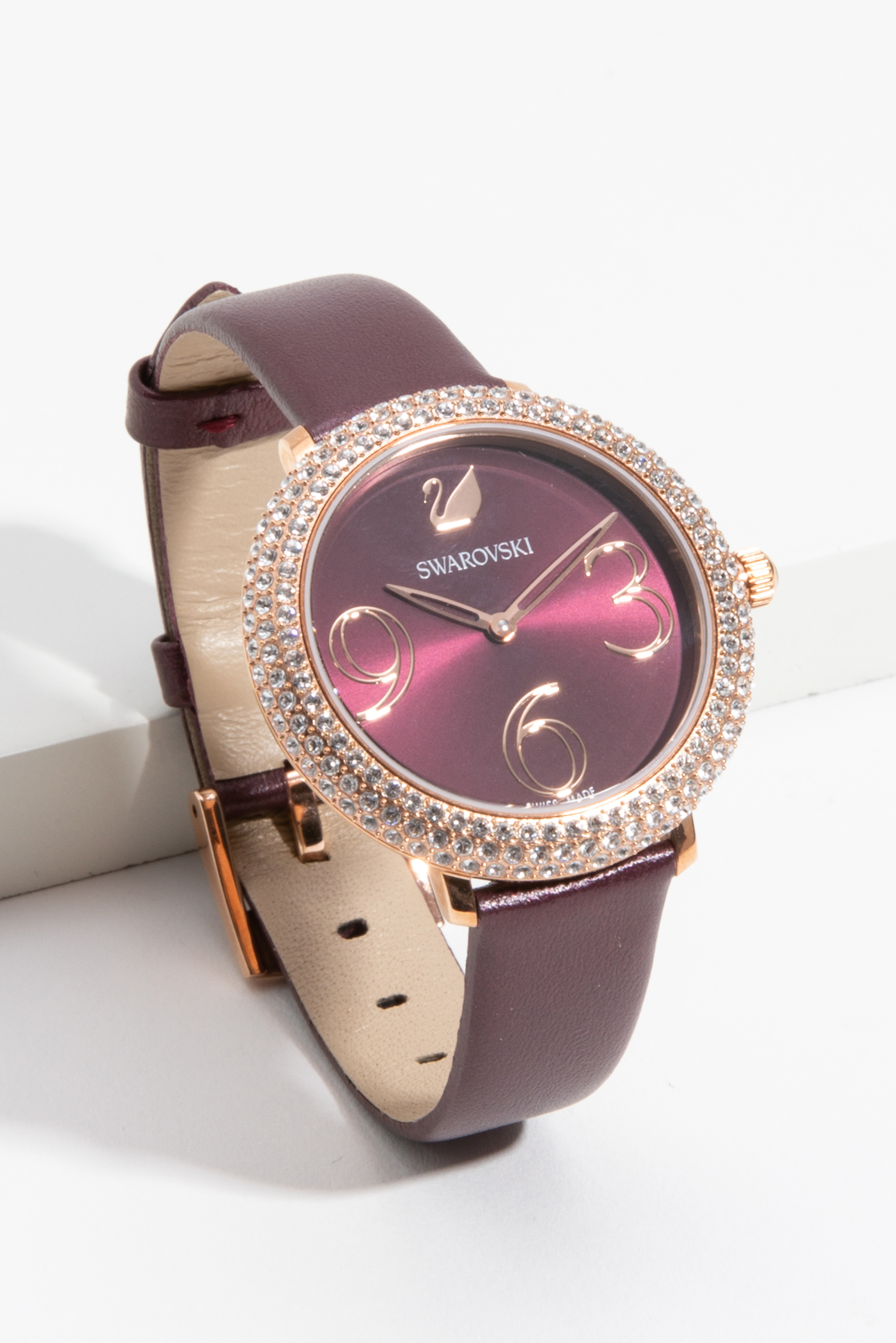 Swarovski Crystal Frost Analog Watch