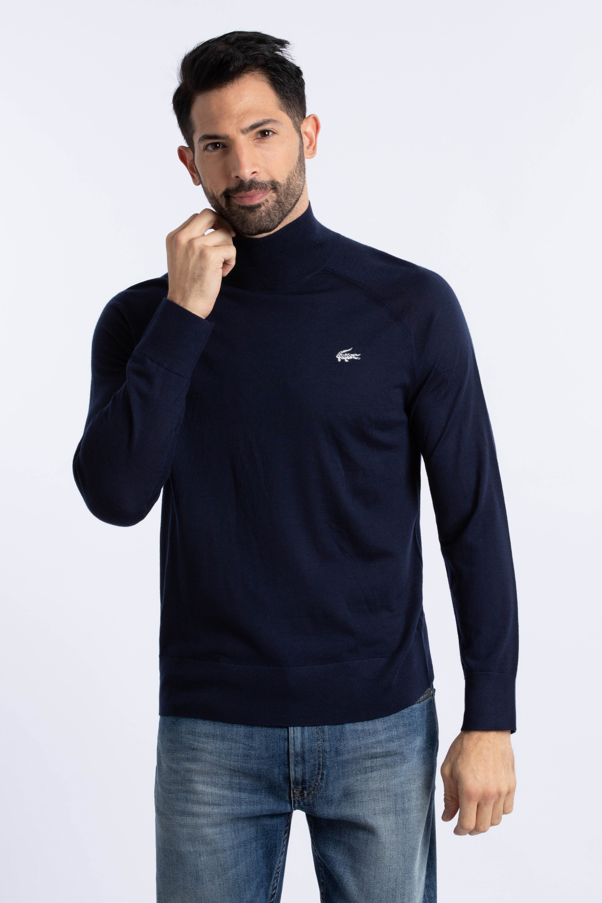 Lacoste Turtleneck Wool Sweater