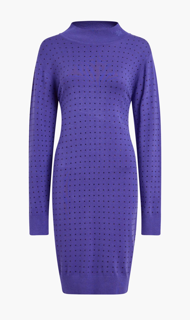 Karl Lagerfeld Purple Open Back Rhinestone Knitdress for Women | The Deal Outlet
Karl Lagerfeld Purple Open Back Rhinestone Knitdress for Women | The Deal Outlet