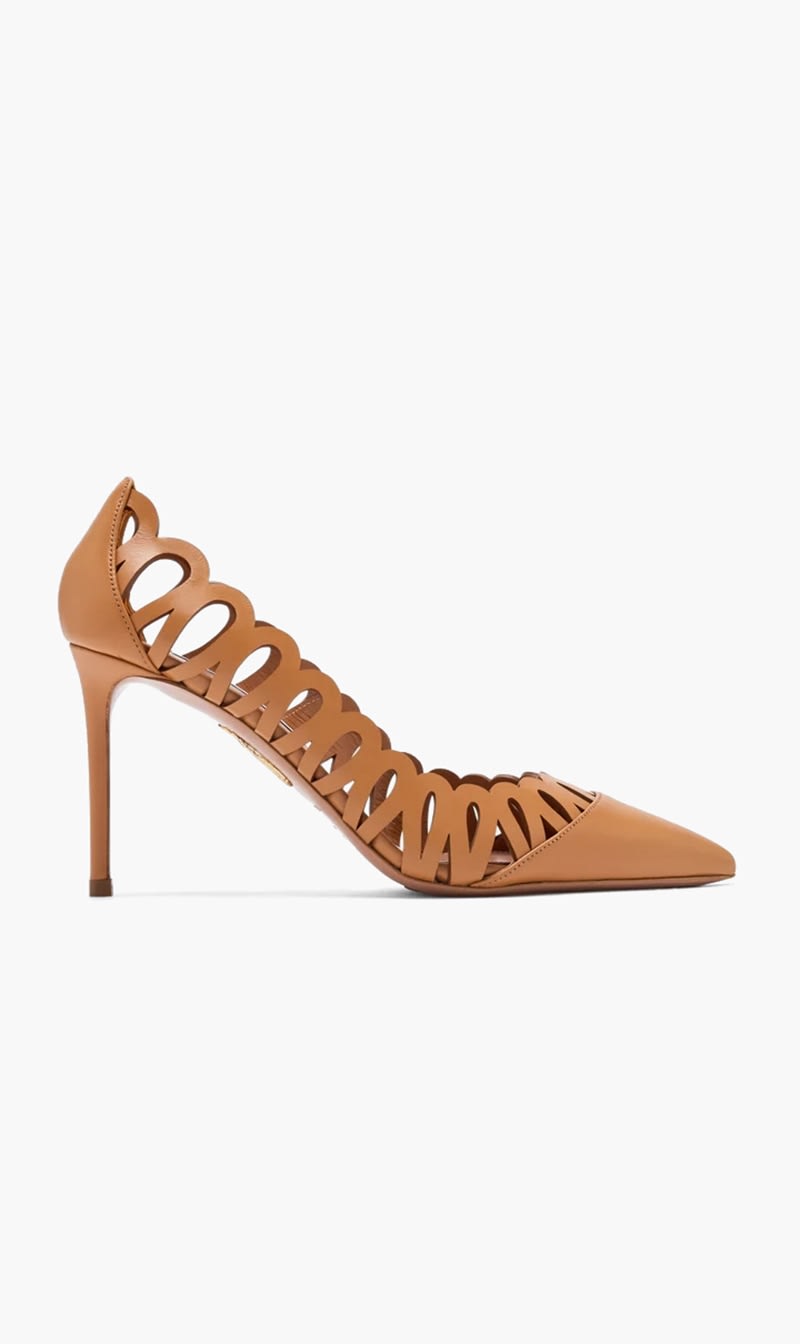Aquazzura Firenze Beige Peep Pump 85 for Women | The Deal Outlet
Aquazzura Firenze Beige Peep Pump 85 for Women | The Deal Outlet