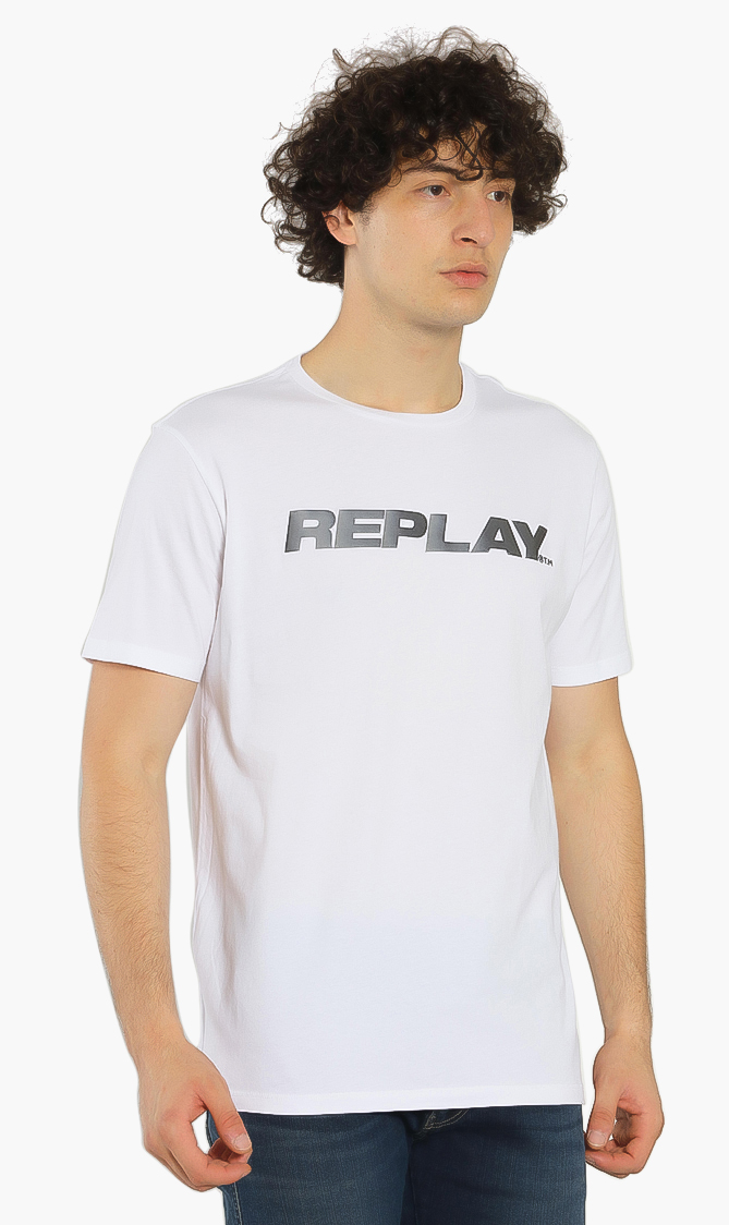 Replay Reflective Logo T-shirt