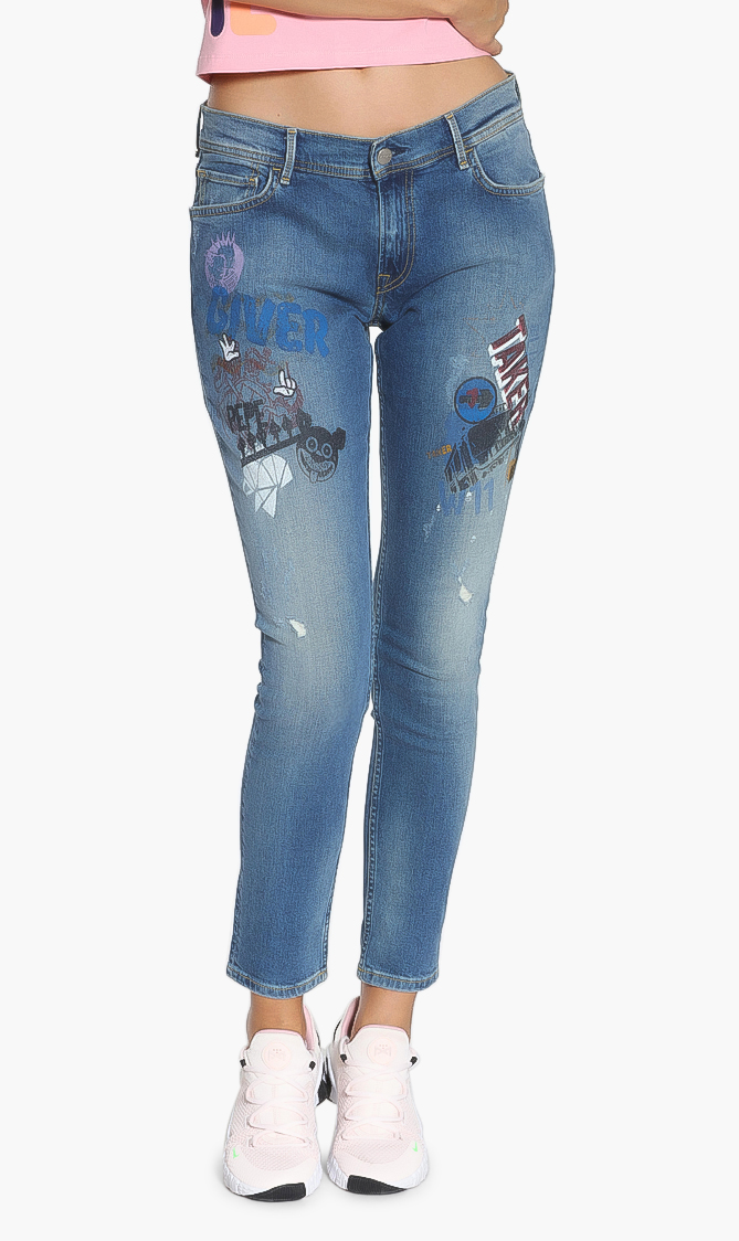 Pepe Jeans Joey Cartoon Boyfriend Jeans