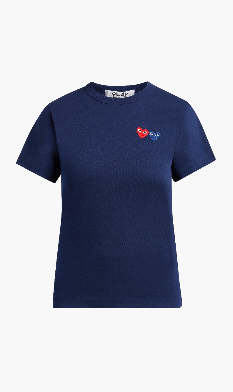 Embroidered Heart T-shirt, Blue