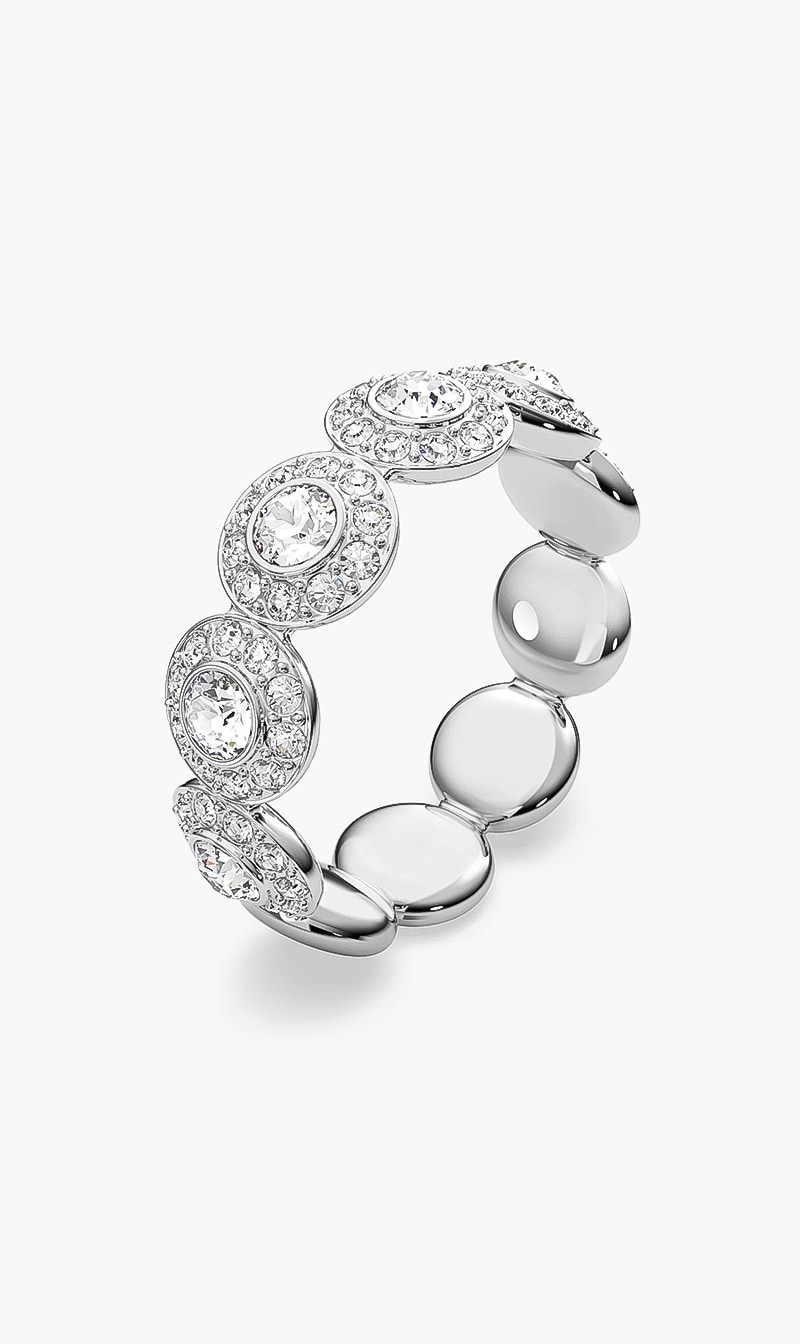 SWAROVSKI Angelic Ring, White, Rhodium Plating