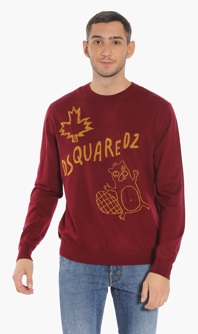 Dsquared2 Graphic Print Sweater