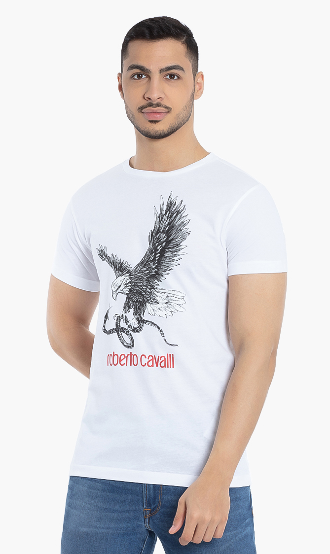 Roberto Cavalli Eagle Graphic T-shirt