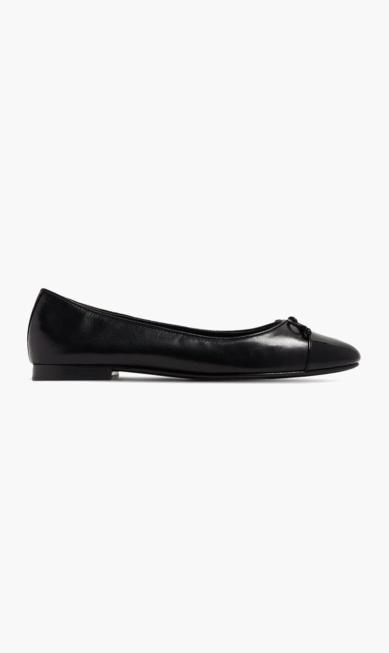 Tory Burch Black Cap-toe Ballet for Women
Tory Burch Black Cap-toe Ballet for Women