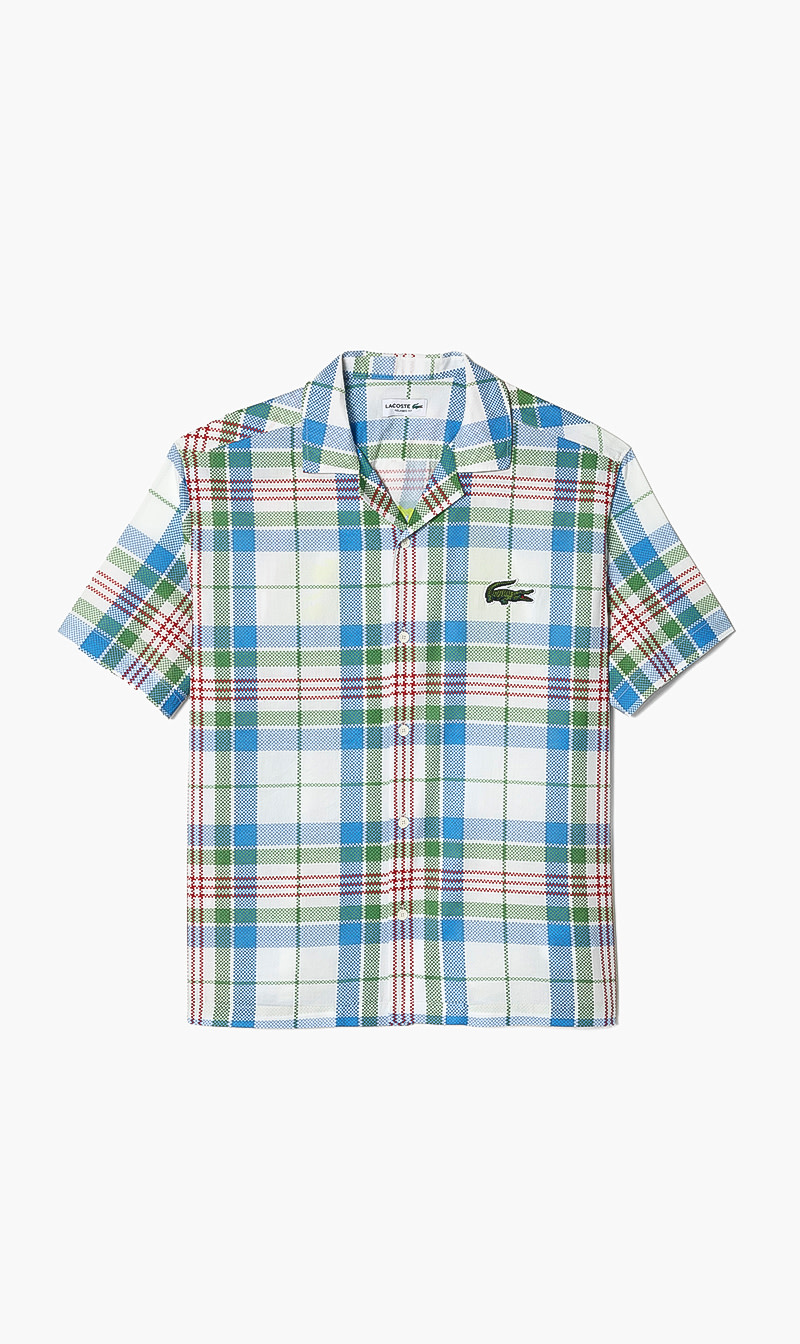 Lacoste Green Relaxed Fit Shirt for Men | The Deal Outlet