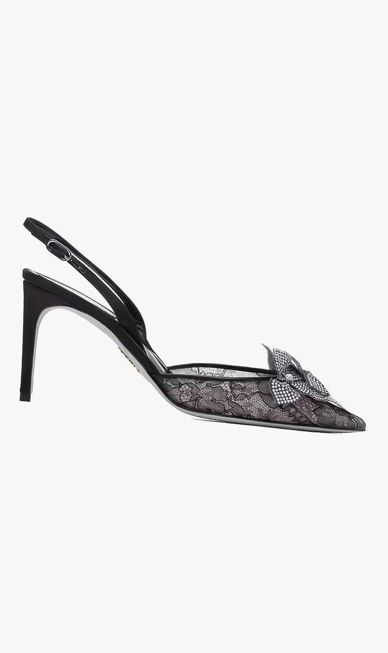Rene Caovilla Black Black Lace-satin/crystal Strass for Women | The Deal Outlet
Rene Caovilla Black Black Lace-satin/crystal Strass for Women | The Deal Outlet
