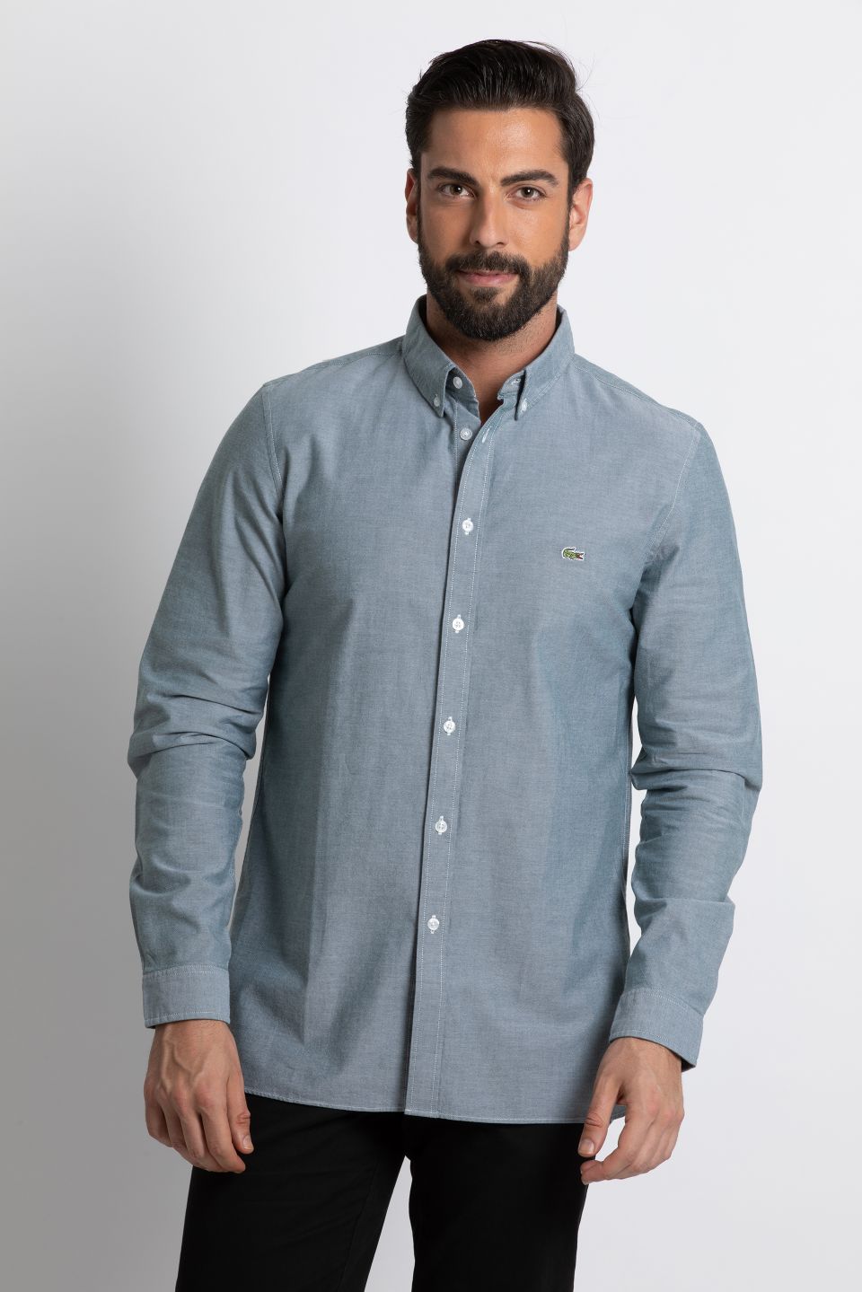 LACOSTE Slim Fit Stretch Oxford Cotton Shirt