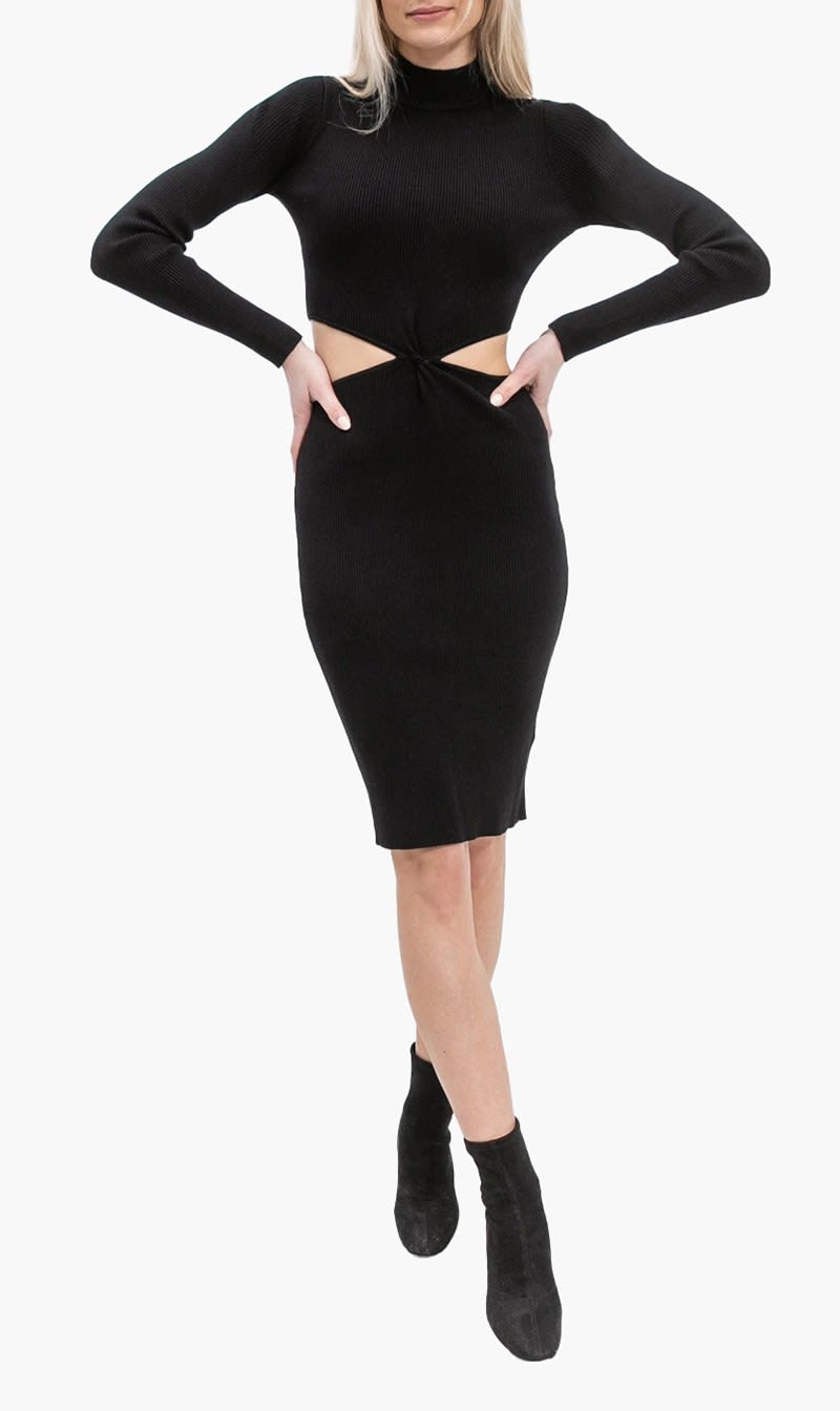 Guess Black Long Sleeve Twisted Jamia Midi Rib Dress for Women | The Deal Outlet
Guess Black Long Sleeve Twisted Jamia Midi Rib Dress for Women | The Deal Outlet