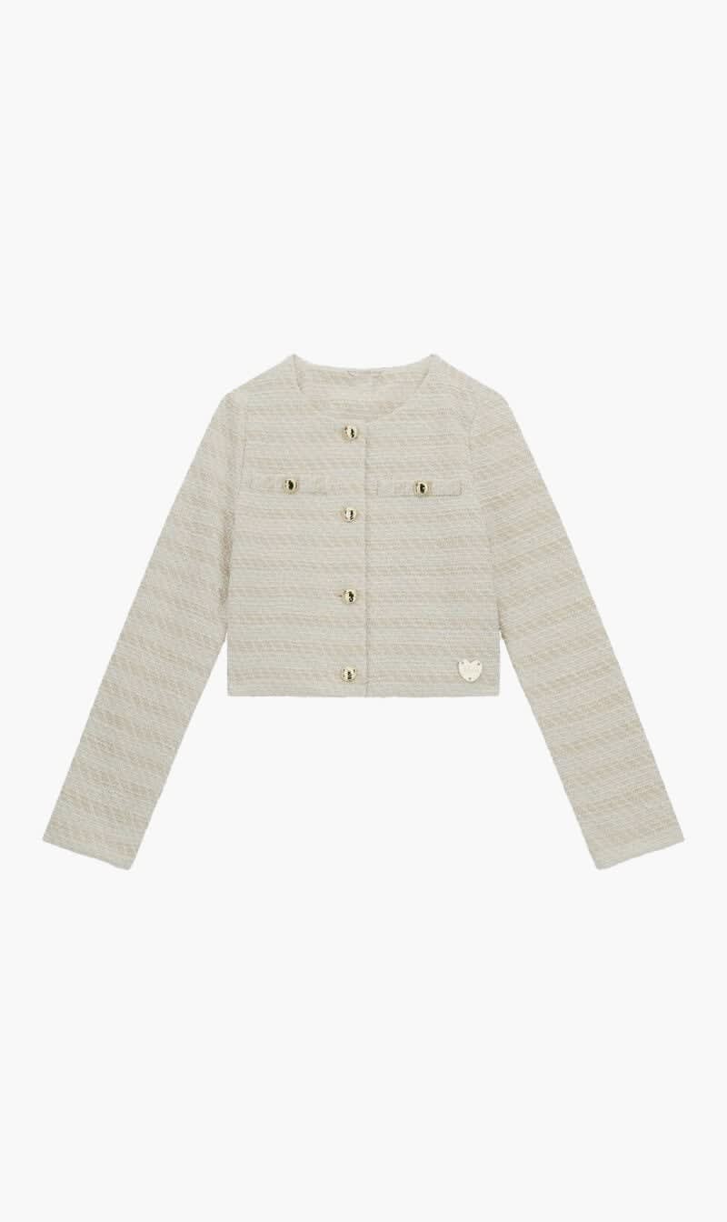 Guess Beige Stretch Boucle Blazer for Girls
Guess Beige Stretch Boucle Blazer for Girls