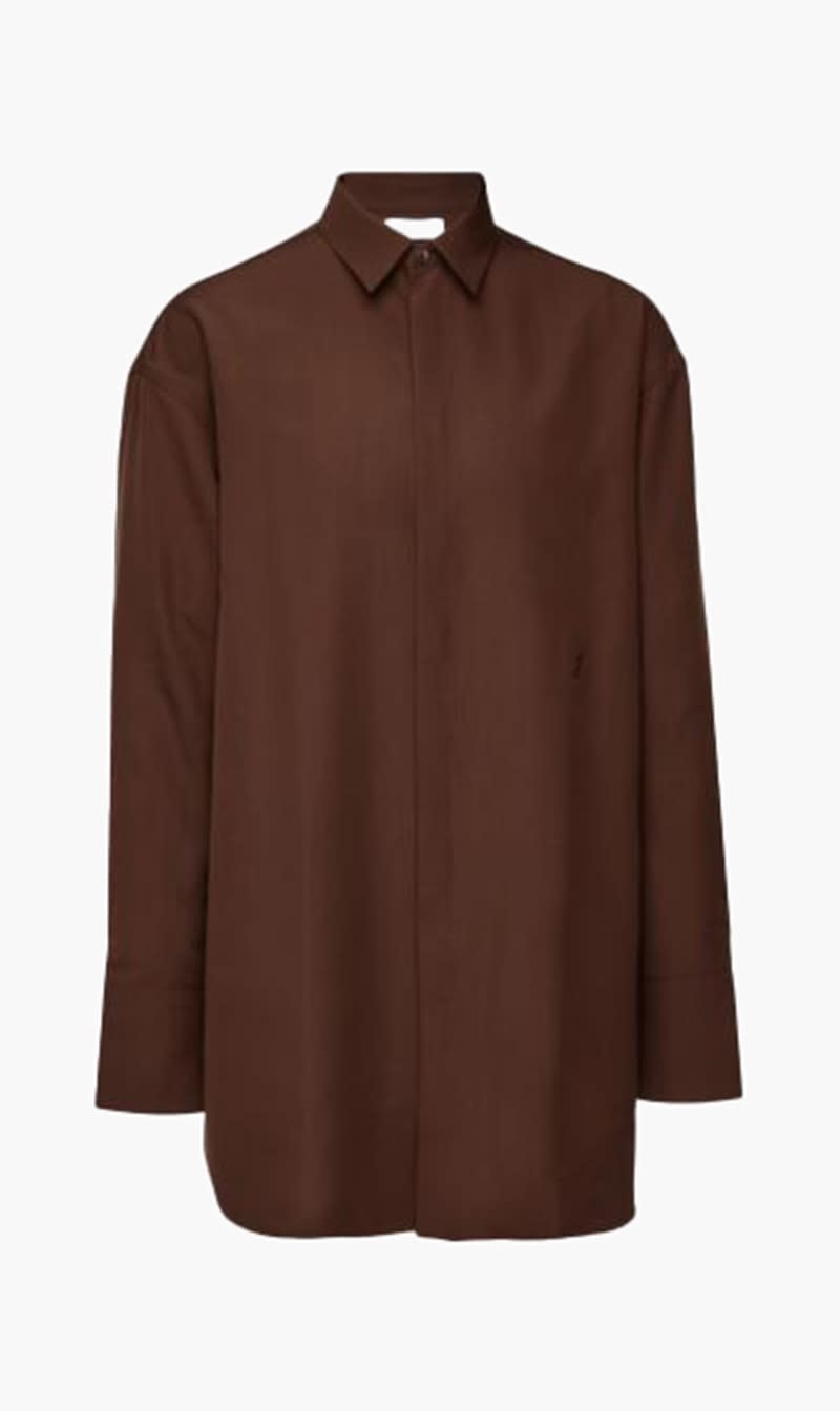 Salvatore Ferragamo Brown Ce1411 Cotton Popelinesport Shirt With Long Sleeves for Men | The Deal Outlet
Salvatore Ferragamo Brown Ce1411 Cotton Popelinesport Shirt With Long Sleeves for Men | The Deal Outlet