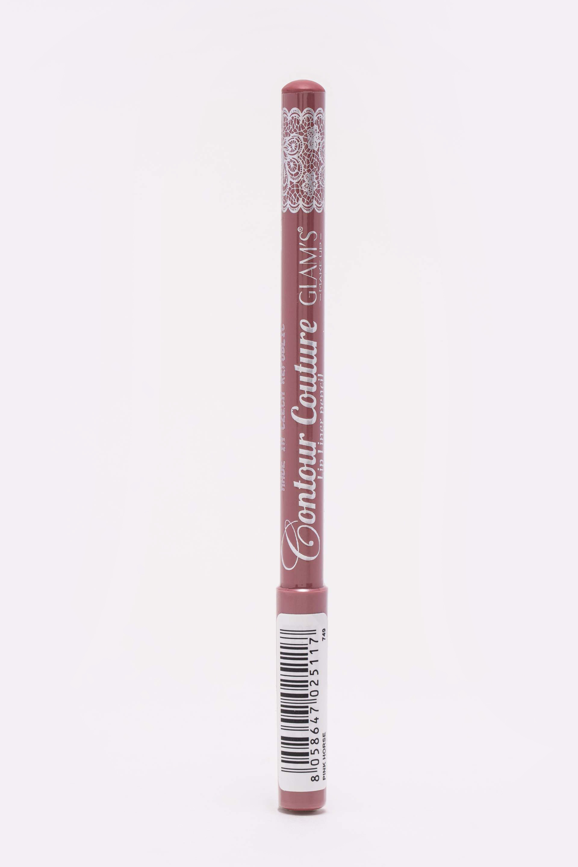 Glam's Contour Couture Lip Liner Pencil, Pink Horse 749