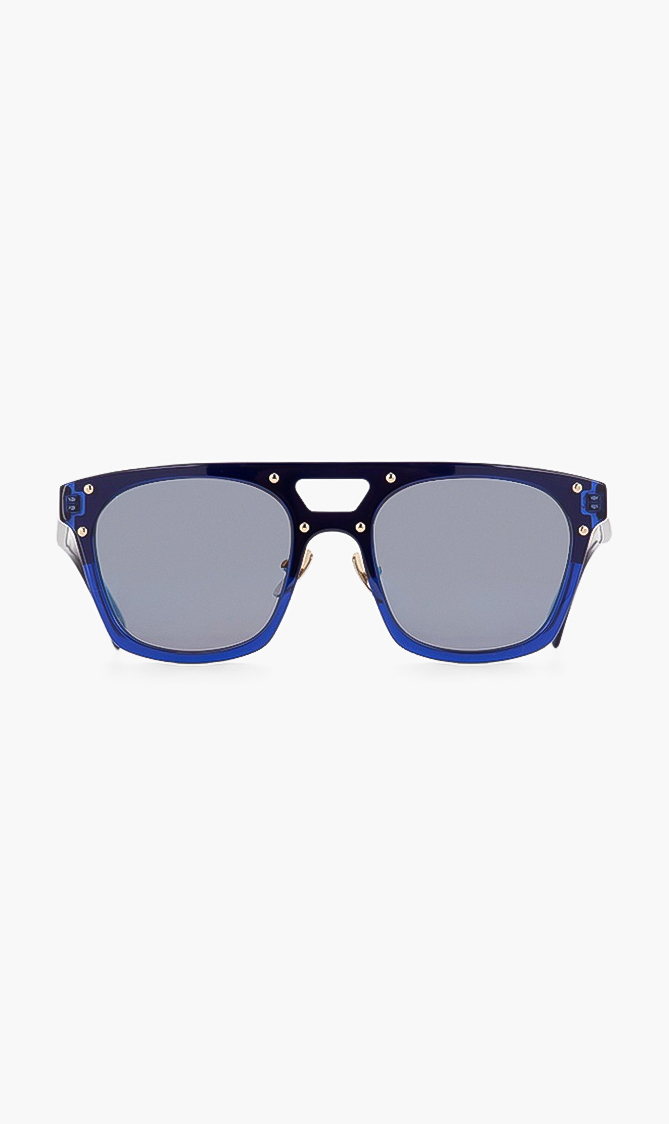 Vilebrequin Transparent Square Mirrored Sunglasses