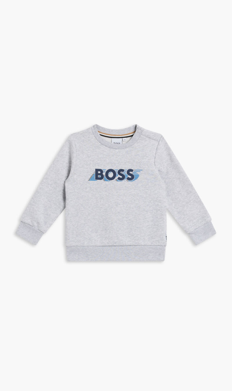 Hugo Boss Grey Sweatshirt for Boys | The Deal Outlet
