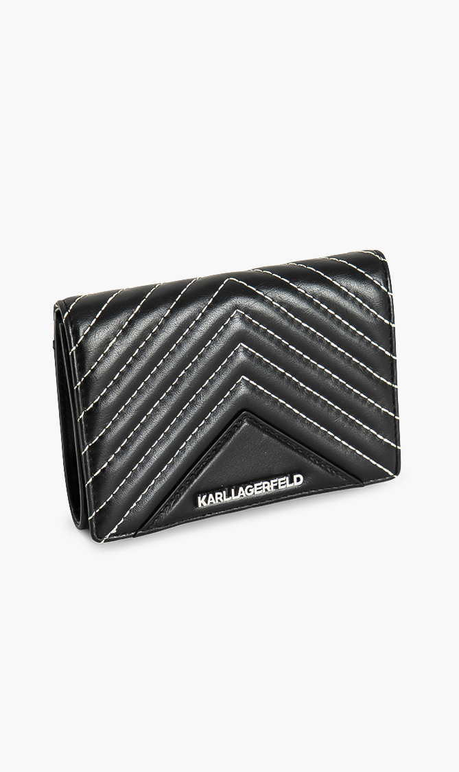 Karl Lagerfeld Klassik Kuilted Fold Wallet