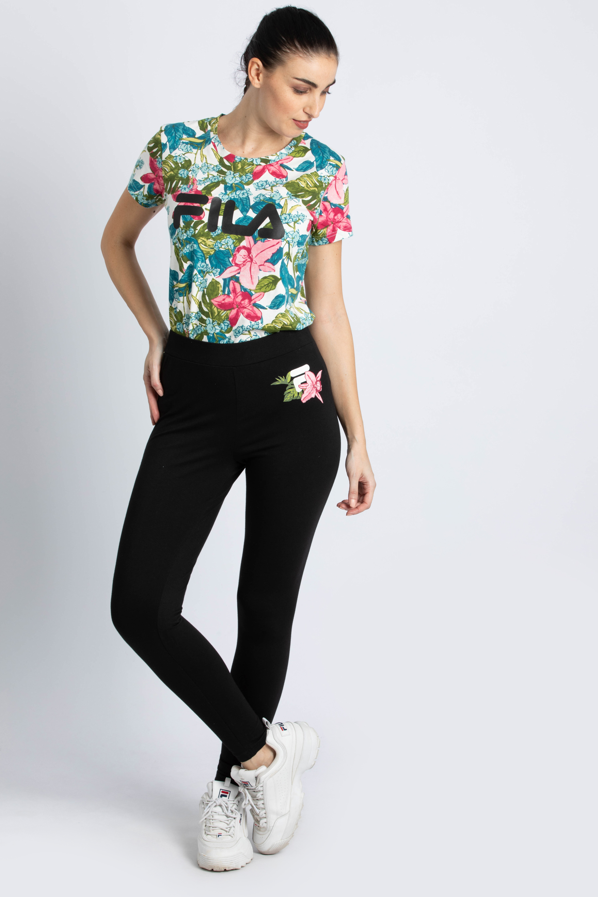 FILA Tilda Floral Side Band Leggings