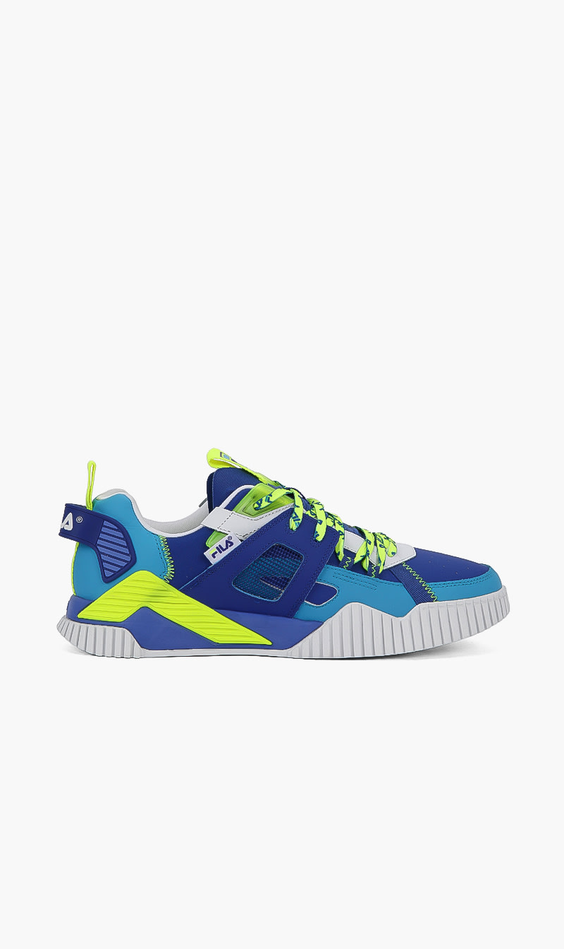 Fila Blue Cage Mixed Media Sneakers for Men | The Deal Outlet