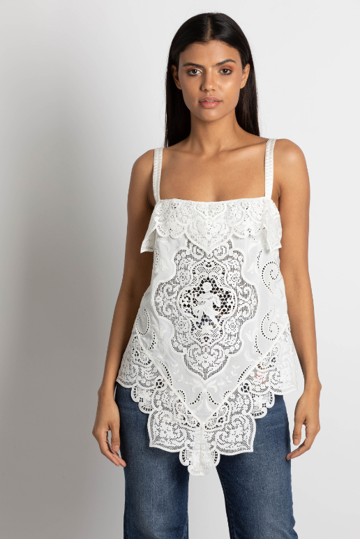 Dolce&gabbana Lace Trim Camisole