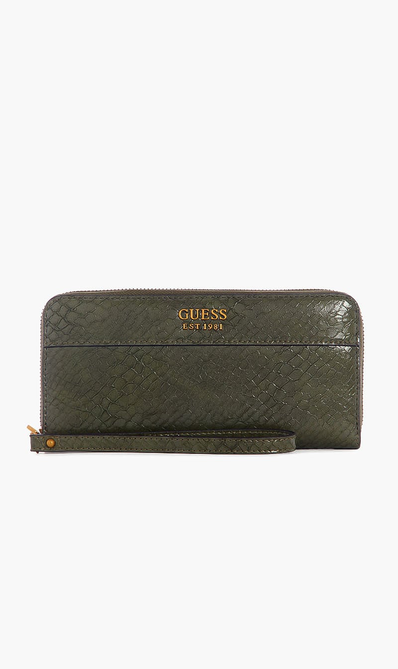 Katey Zip Around Wallet, Green
