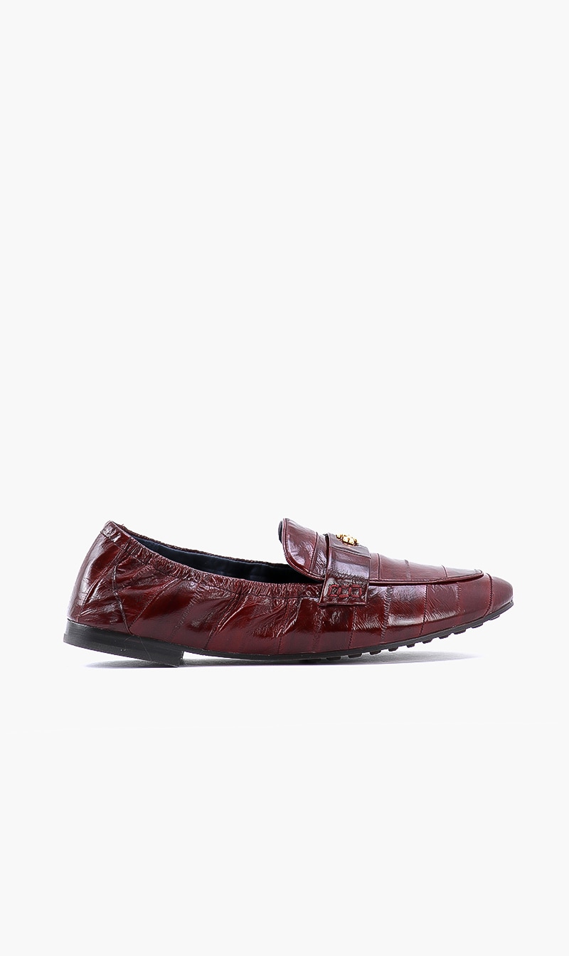 Tory Burch Red Exotic Ballet Loafer for Women | The Deal Outlet